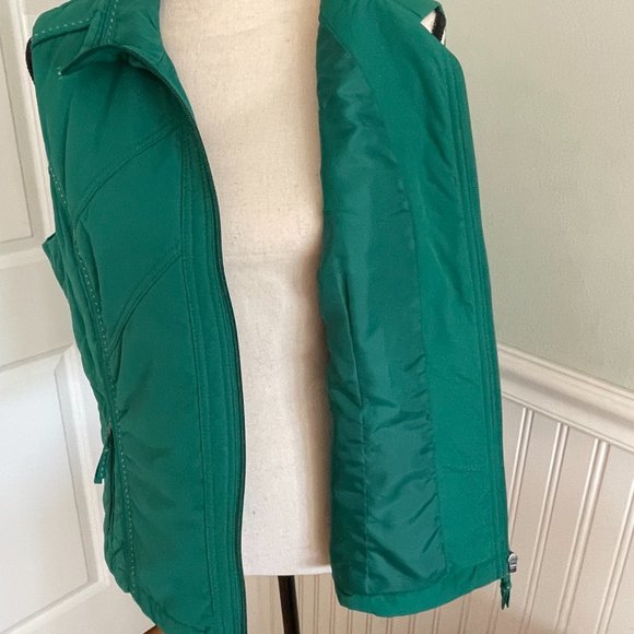 Coldwater Creek Women’s Jade Green Vest Large - Picture 7 of 14